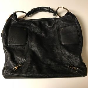 Black Tote with Gold detailing